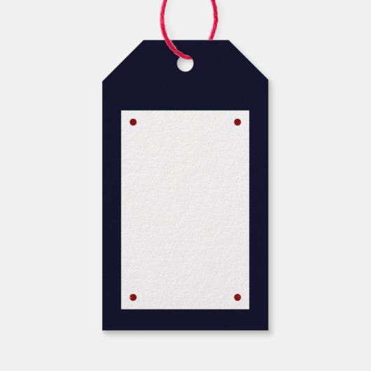 Wir werden dir soziale DistanzWeihnachten verpasse Geschenkanhänger (Rückseite)