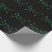 Wir werden dir soziale DistanzWeihnachten verpasse Geschenkpapier (Ecke)