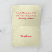 Wir werden dir soziale DistanzWeihnachten verpasse Karte (Innenseite)