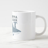Wir werden ein größeres Boot brauchen Funny Shark Jumbo-Tasse (Rechts)
