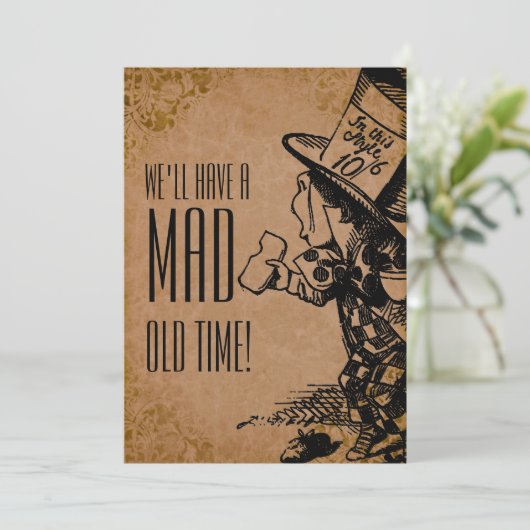 Wir werden eine traurige Zeit haben! (Mad Hatter - (Stehend Vorderseite)