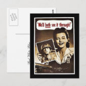 Wir werden es beide durch sehen postkarte (Vorne/Hinten)