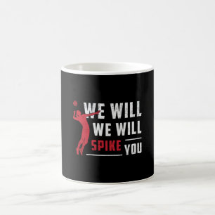 Wir werden euch mit dem Beach Volleyball Player sp Kaffeetasse