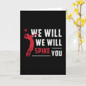 Wir werden euch mit dem Beach Volleyball Player sp Karte (Gelbe Blume)