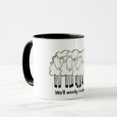 Wir werden Ewe vermissen! Tasse (Vorderseite Links)