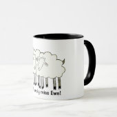 Wir werden Ewe vermissen! Tasse (VorderseiteRechts)