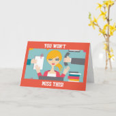 WIR WERDEN *FEHLERN SIE** ERSTATTUNGSKARTE KARTE (Gelbe Blume)