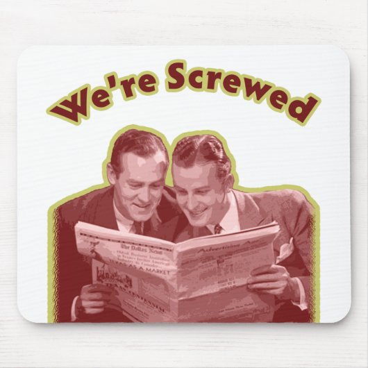 Wir werden geschraubt mousepad (Vorne)