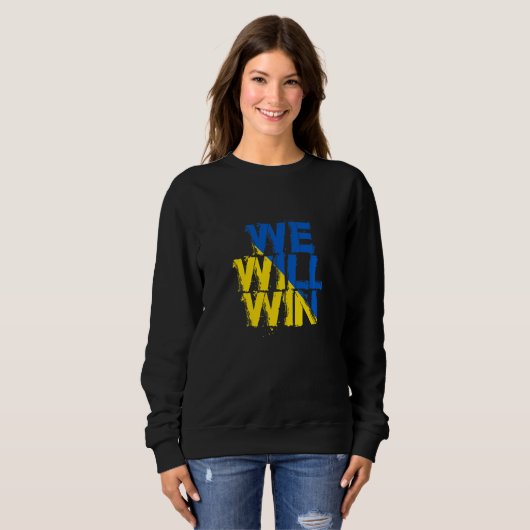 Wir werden gewinnen sweatshirt (Vorne ganz)
