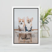 Wir werden große Brüder/Schwestern sein! Einladung (Stehend Vorderseite)