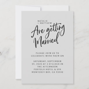 Wir werden heiraten Skript Hochzeit Einladung