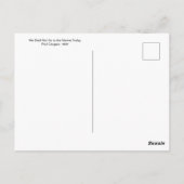 Wir werden heute von Gauguin nicht auf den Markt k Postkarte (Rückseite)