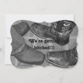 WIR WERDEN HITCHED!!! EINLADUNG (Vorderseite)