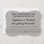 WIR WERDEN HITCHED!!! EINLADUNG (Rückseite)