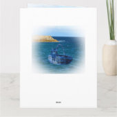 Wir werden Ihre Cat Sea Adventure Bon Voyage Card Karte (Rückseite)