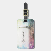 Wir werden immer Paris Gepäckmarke haben Gepäckanhänger (Vorderseite vertikal)