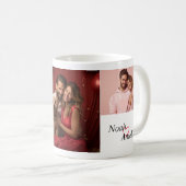 "Wir werden in der Liebe gebrüht" kundenspezifisch Kaffeetasse (VorderseiteRechts)