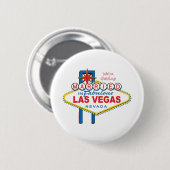 Wir werden in Las Vegas heiraten Button (Vorne & Hinten)