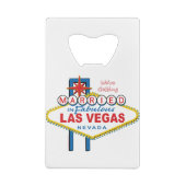Wir werden in Las Vegas heiraten Geldbeutel Flaschenöffner (Rückseite)