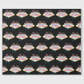 Wir werden in Las Vegas heiraten Geschenkpapier (Flach)