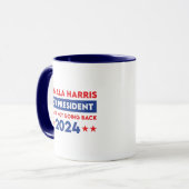 Wir werden Kamala Harris nicht für den Präsidenten Tasse (Vorderseite Links)