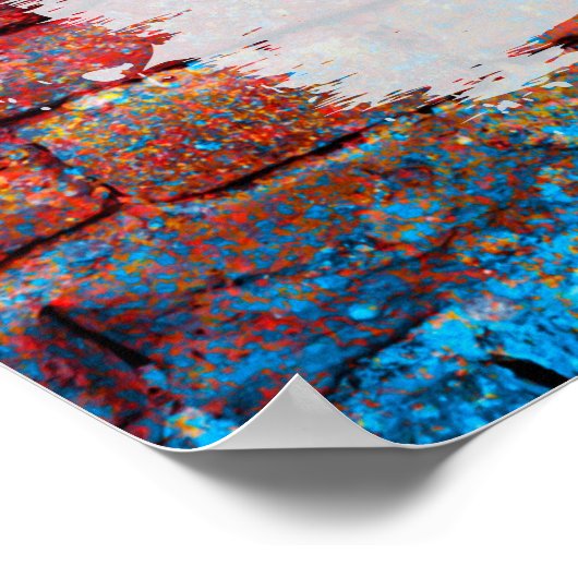 Wir werden kämpfen, bis wir gewinnen! Protestsigna Poster (Ecke)