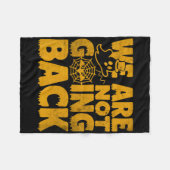 Wir werden nicht CK wählen Kamala Harris Halloween Fleecedecke (Vorderseite (Horizontal))