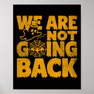 Wir werden nicht CK wählen Kamala Harris Halloween Poster