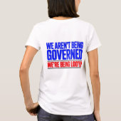 Wir Werden Nicht Regiert T-Shirt (Rückseite)