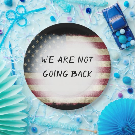 WIR WERDEN NICHT ZURÜCKGEHEN PAPPTELLER (Party)