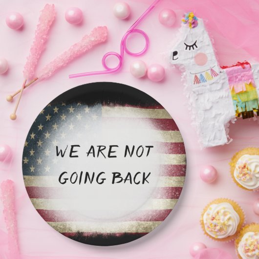 WIR WERDEN NICHT ZURÜCKGEHEN PAPPTELLER (Party)