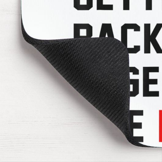 Wir werden nie wieder zusammenkommen wie je ein ro mousepad (Ecke)