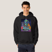 Wir werden nirgendwo glauben hoodie (Vorne ganz)