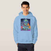 Wir werden nirgendwo glauben hoodie (Vorne ganz)