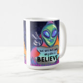 Wir werden nirgendwo glauben kaffeetasse (VorderseiteRechts)