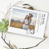 Wir werden sagen, ich Moo Country Kuh angesehen Save The Date