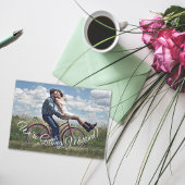 Wir werden Save the Date Foto verheiratet Einladung