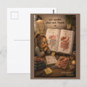 Wir werden schon noch Freunde Postkarte (Vorne/Hinten)