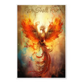 WIR WERDEN STEIGEN - Textversion Fotodruck (Vorne)