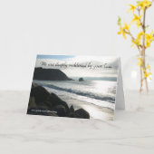 Wir werden tief, Beileid-Karte betrübt Karte (Gelbe Blume)