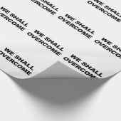 WIR WERDEN ÜBERWINDEN GESCHENKPAPIER (Ecke)