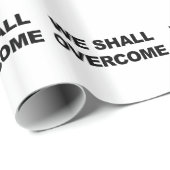 WIR WERDEN ÜBERWINDEN GESCHENKPAPIER (Rolleneckpunkt)