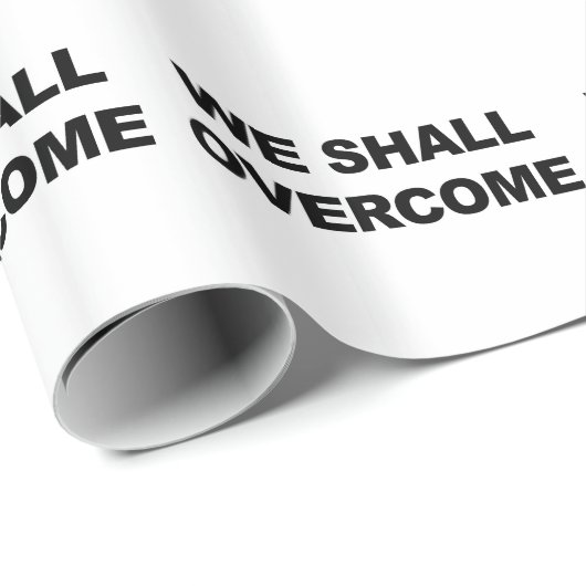 WIR WERDEN ÜBERWINDEN GESCHENKPAPIER (Rolleneckpunkt)