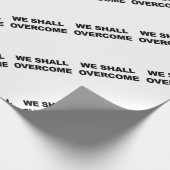 WIR WERDEN ÜBERWINDEN GESCHENKPAPIER (Ecke)