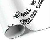 WIR WERDEN ÜBERWINDEN GESCHENKPAPIER (Rolleneckpunkt)