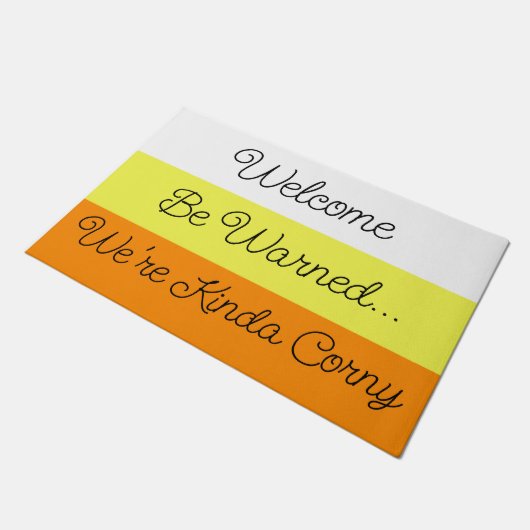 Wir werden uns gewarnt, dass wir irgendwie eine ge fußmatte (Schrägansicht)