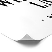 Wir werden zu früh alt und klug zu spät poster (Ecke)