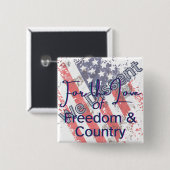 Wir widersprechen aus Liebe zum Land Plakat Button (Vorne & Hinten)