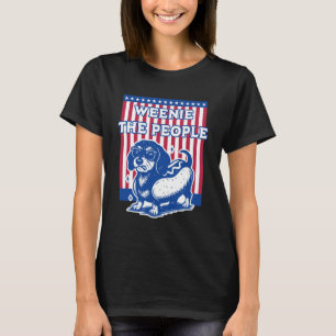 Wir Wiener Die Leute Lustiger Hot Dog Dachshund Li T-Shirt