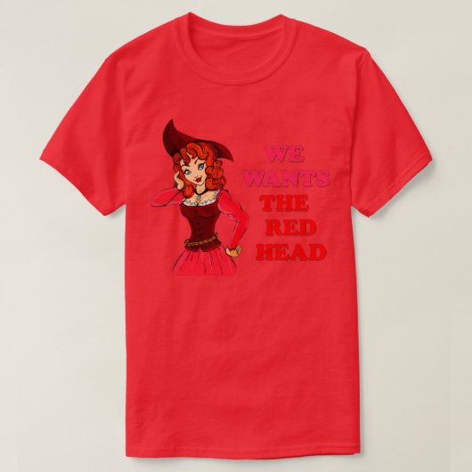 Wir Will den Redhead 10 T-Shirt (Design vorne)